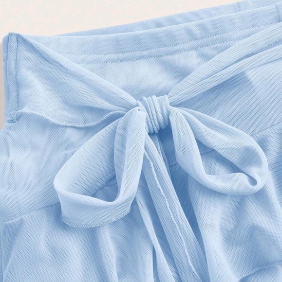 Women's Multi-Layer Ruffle Trim Low Rise Y2K Mini  Skirt - Picture 4 of 4